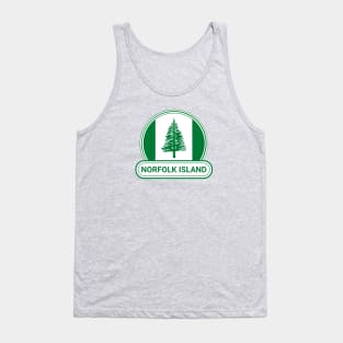 Norfolk Island Country Badge - Norfolk Island Flag Tank Top